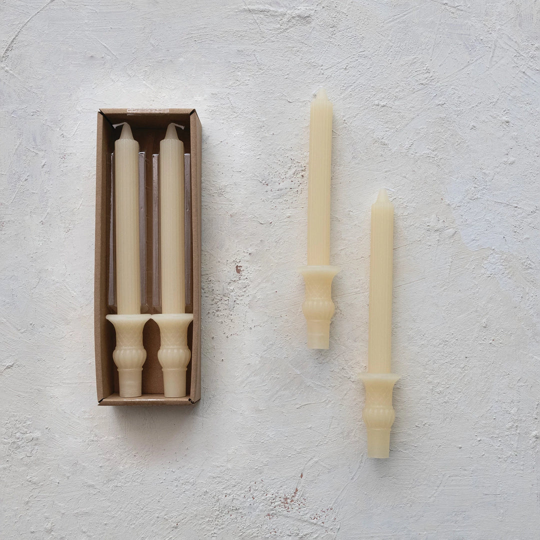 Ivory Urn Tapers - Madison's Niche 