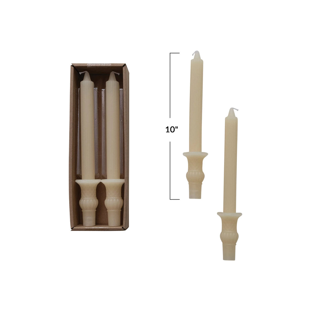Ivory Urn Tapers - Madison's Niche 
