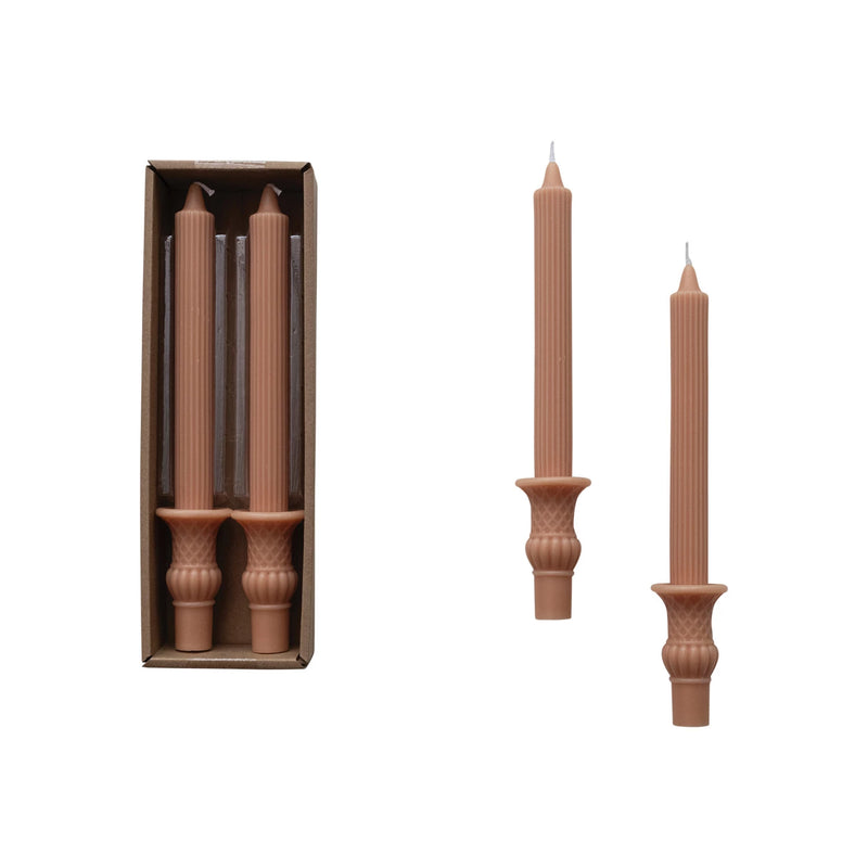 Tan Urn Tapers - Madison's Niche 