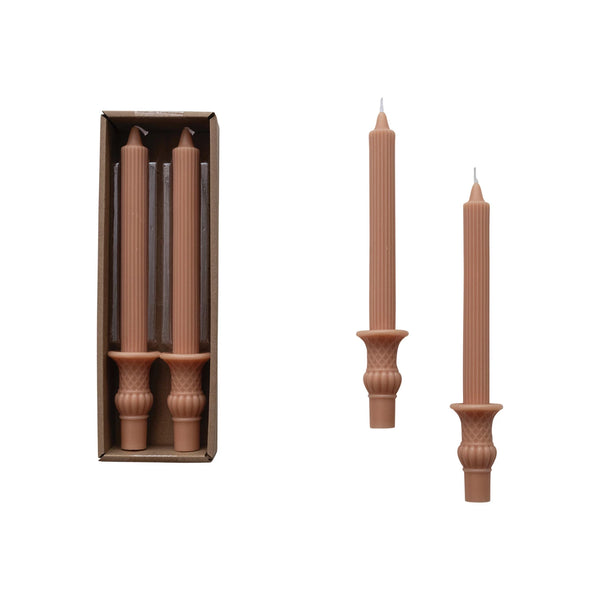 Tan Urn Tapers - Madison's Niche 
