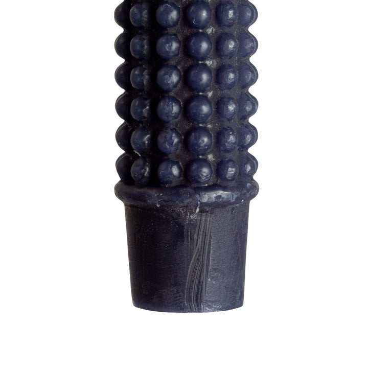 Hobnail Tapers Set of 2 in Navy