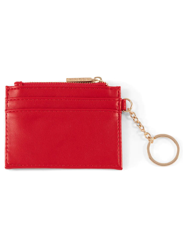 Charlie Card Case in Red Madison's Niche 