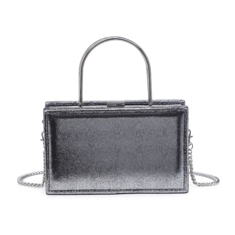 Charlie Evening Bag in Pewter - Madison&