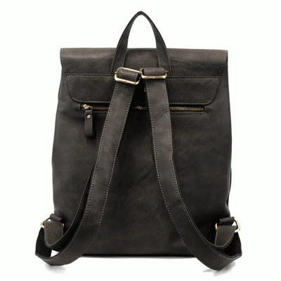 Colette Backpack In Black - Madison's Niche 