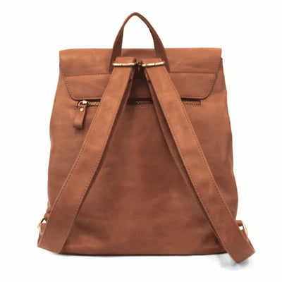 Colette Backpack In Saddle - Madison's Niche 