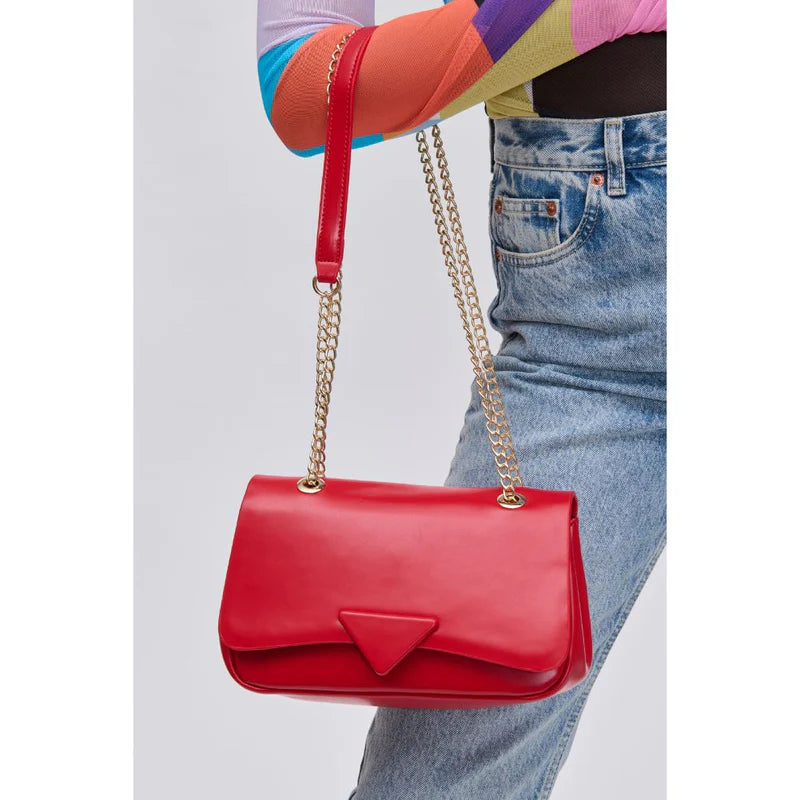 Colette Crossbody Bag in Red - Madison's Niche 