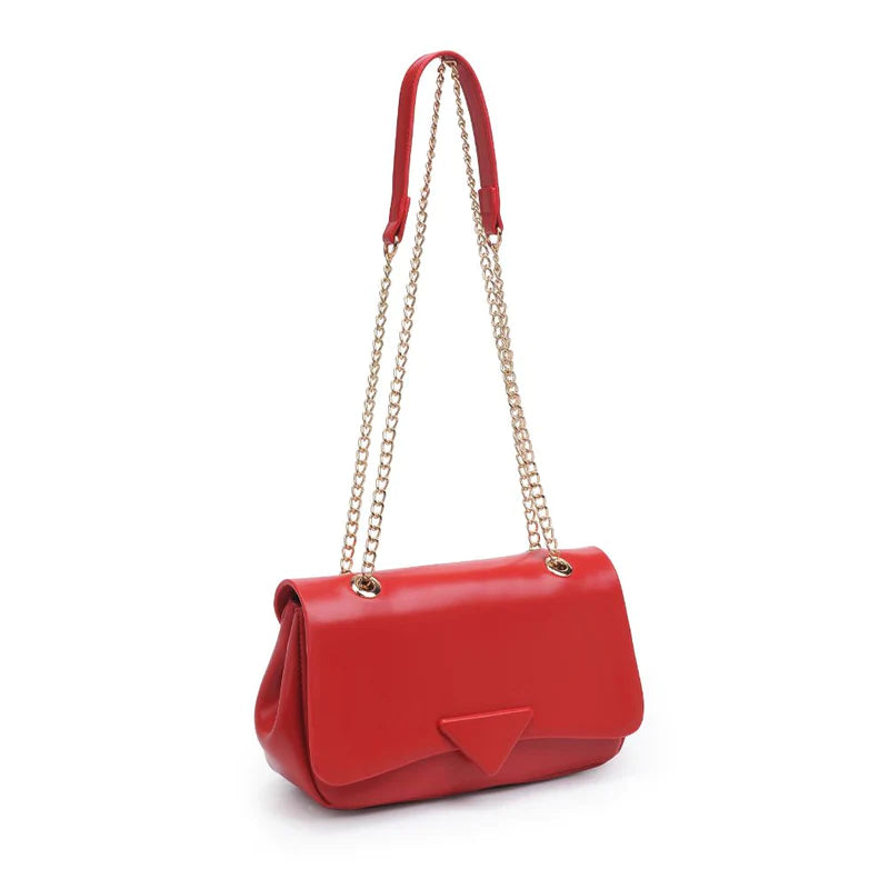 Colette Crossbody Bag in Red - Madison&
