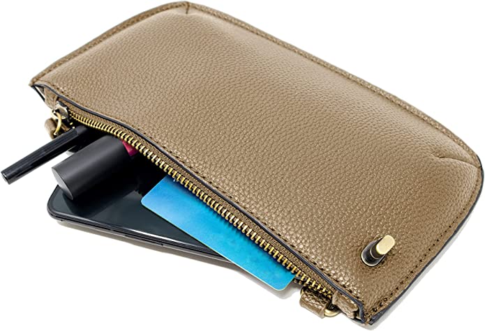 Mini Crossbody Wristlet in Beech Wood - Madison's Niche 