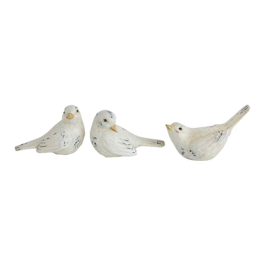 Distressed White Bird - Madison's Niche 