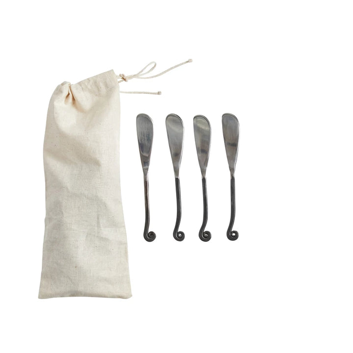 Set of 4 Canape Knives