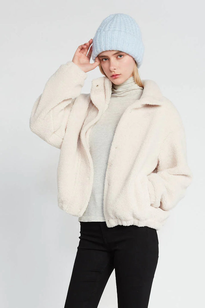 Dana Waffle Beanie in Baby Blue - Madison's Niche 