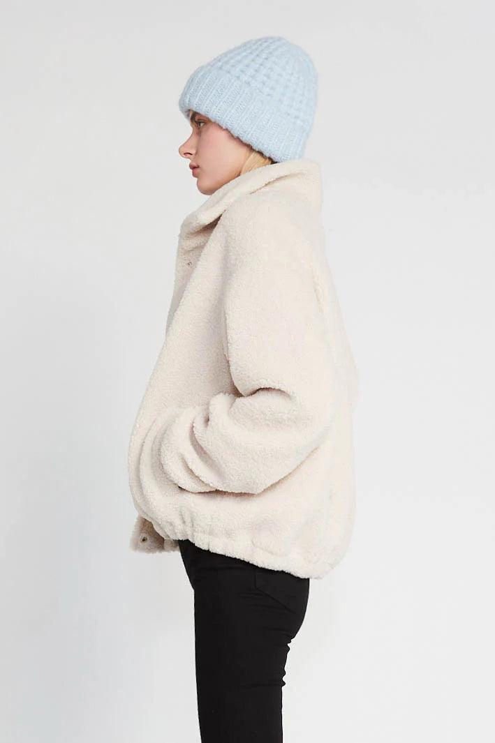 Dana Waffle Beanie in Baby Blue - Madison's Niche 