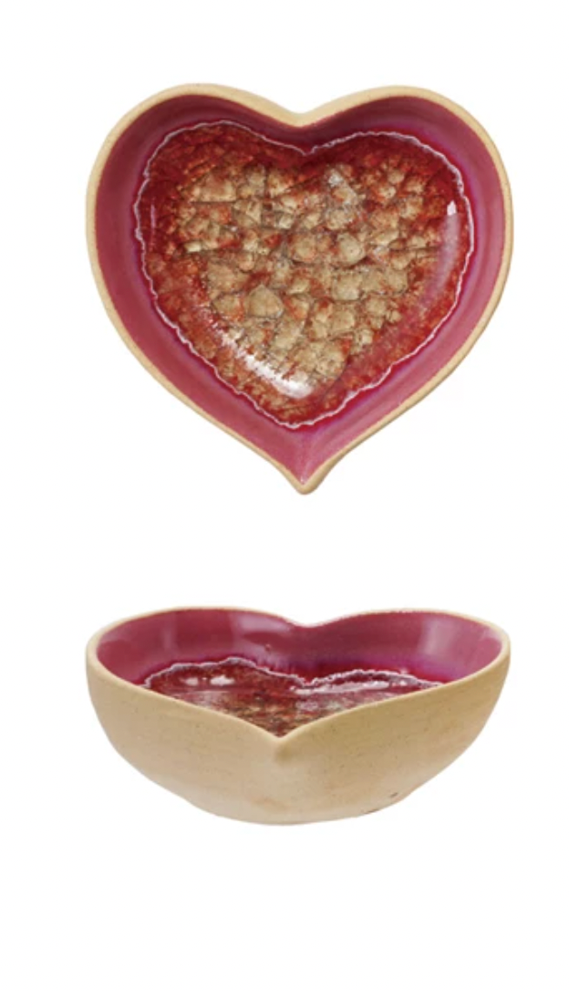 Pink Heart Dish