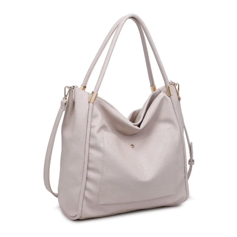 Deborah Tote Bag in Cream - Madison&