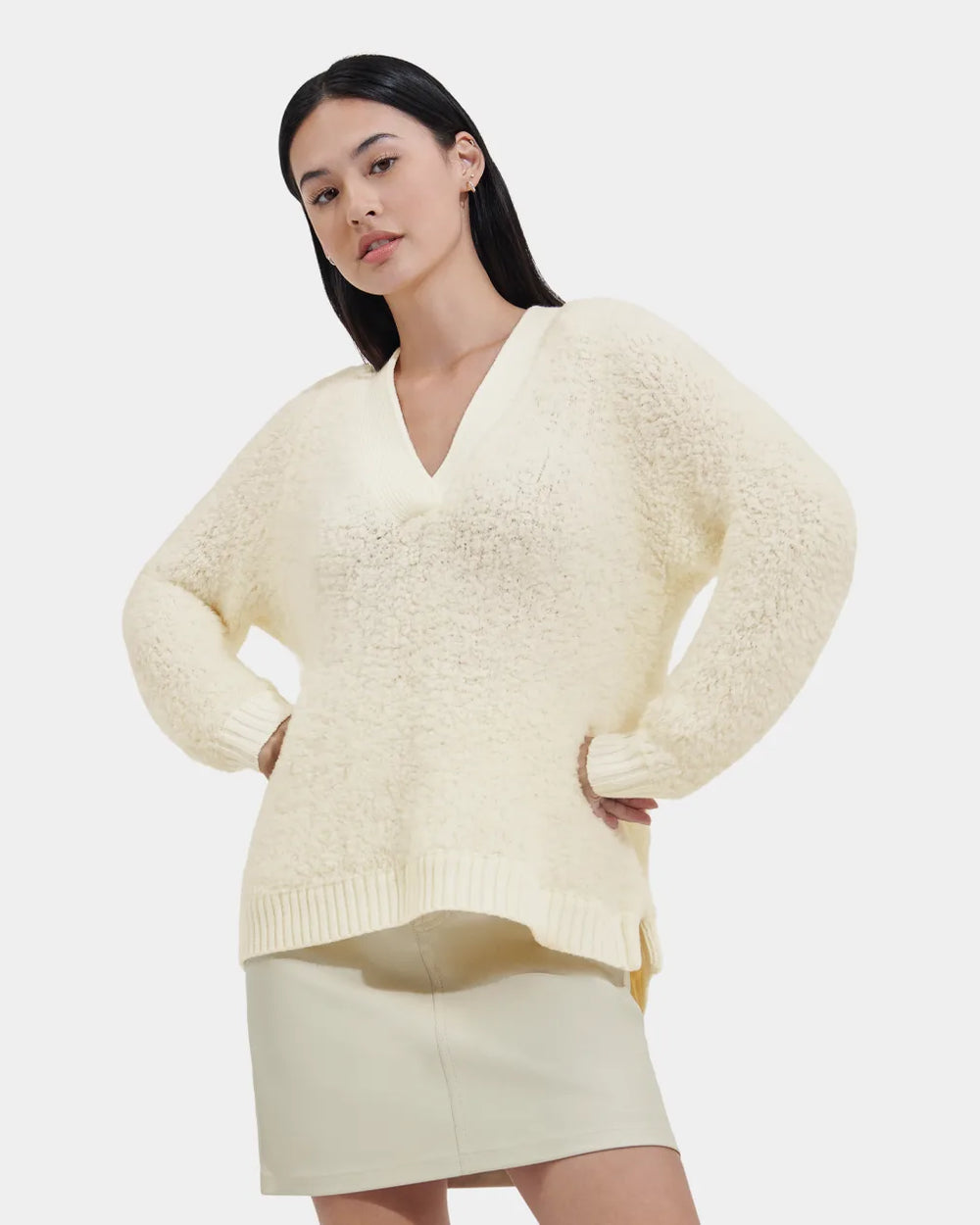 Deeann Cloudfluff V-Neck Sweater - Madison&