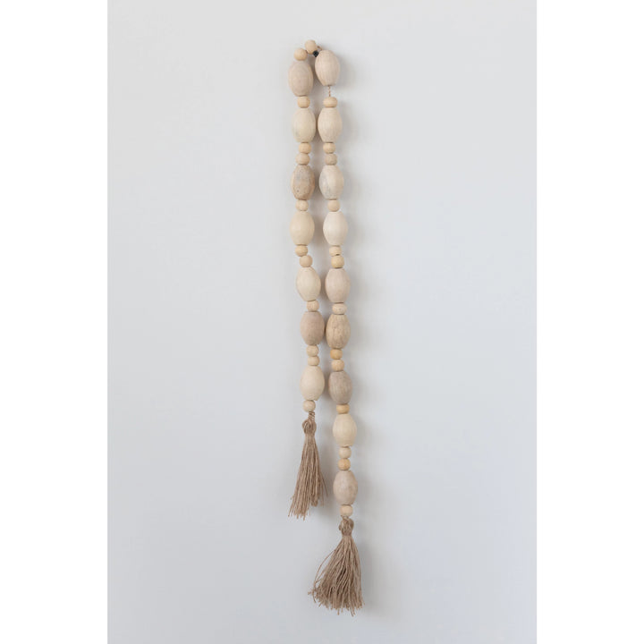 Large Wood Bead Garland