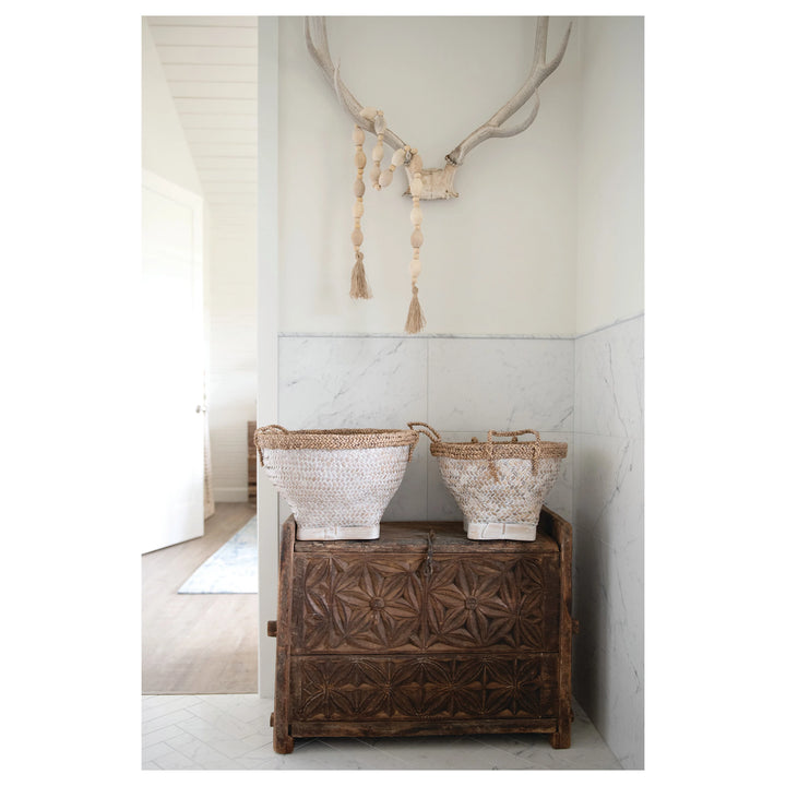Large Wood Bead Garland