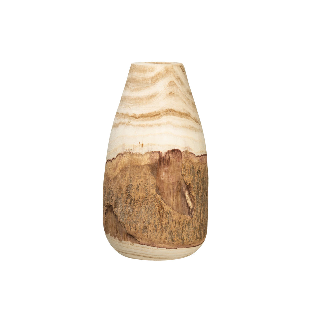 Small Wood Vase - Madison's Niche 