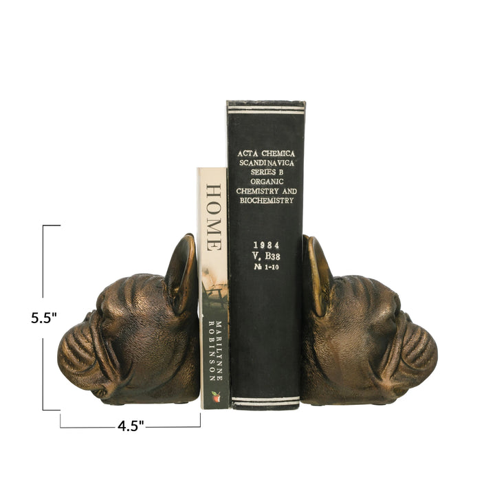 Dog Head Bookends - Madison's Niche 