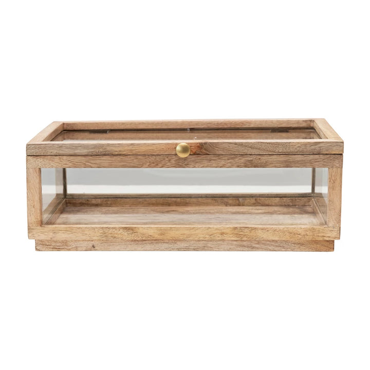 Wood & Glass Display Box - Madison's Niche 