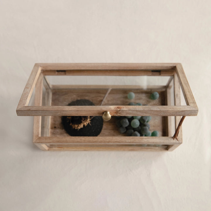 Wood & Glass Display Box - Madison's Niche 