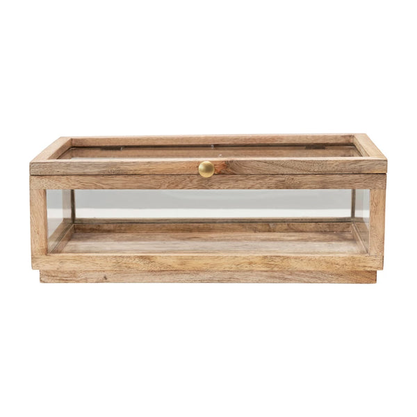 Wood & Glass Display Box - Madison's Niche 