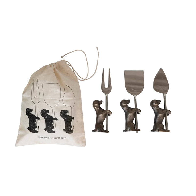 Dog Cheese Set of 6 Servers - Madison's Niche 
