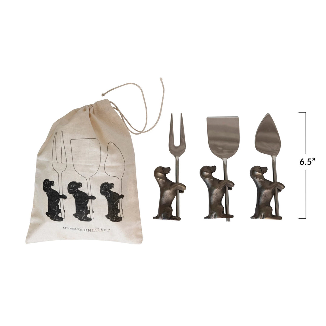 Dog Cheese Set of 6 Servers - Madison's Niche 