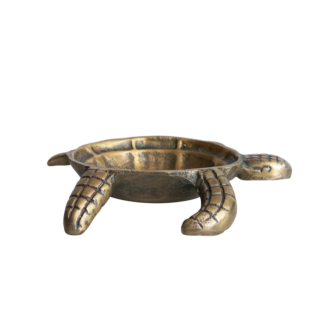Brass Tortoise Dish - Madison's Niche 