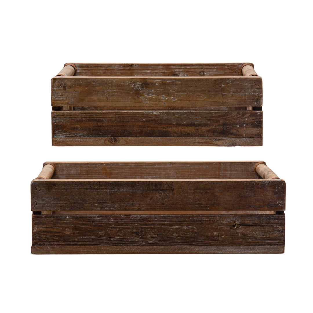 Reclaimed Wood Crate - Madison's Niche 