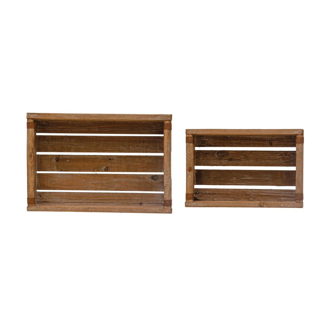 Reclaimed Wood Crate - Madison's Niche 