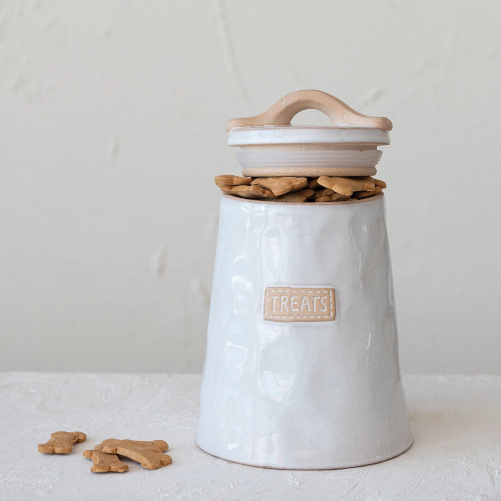 Stone "Treats" Canister - Madison's Niche 