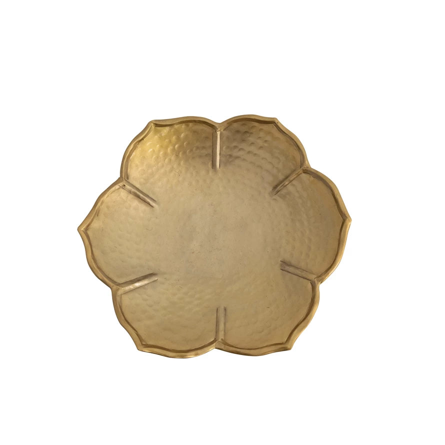 Gold Flower Trinket Bowl - Madison's Niche 