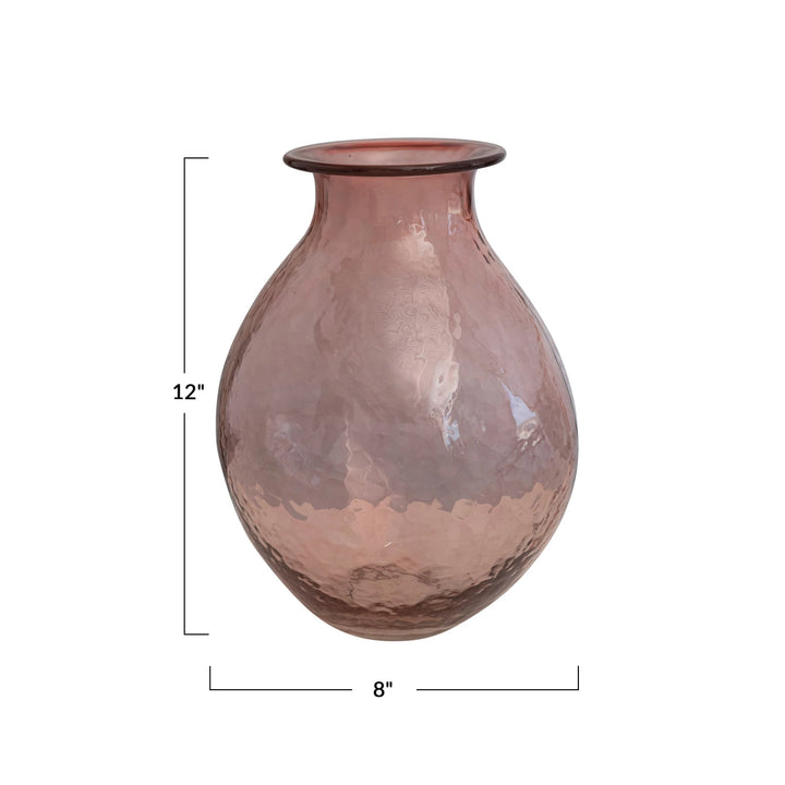 Rose Glass Vase - Madison's Niche 