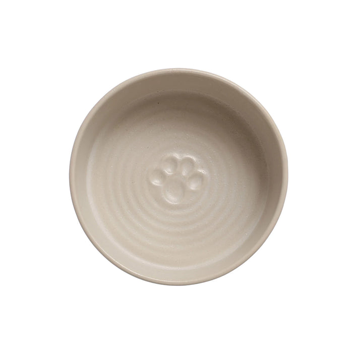 Pet Bowl with Paw Print - Madison's Niche 