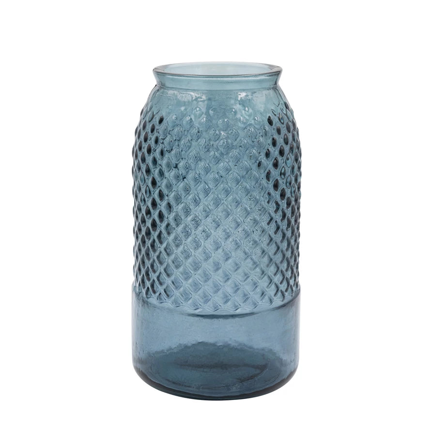 Blue Glass Vase V - Madison's Niche 