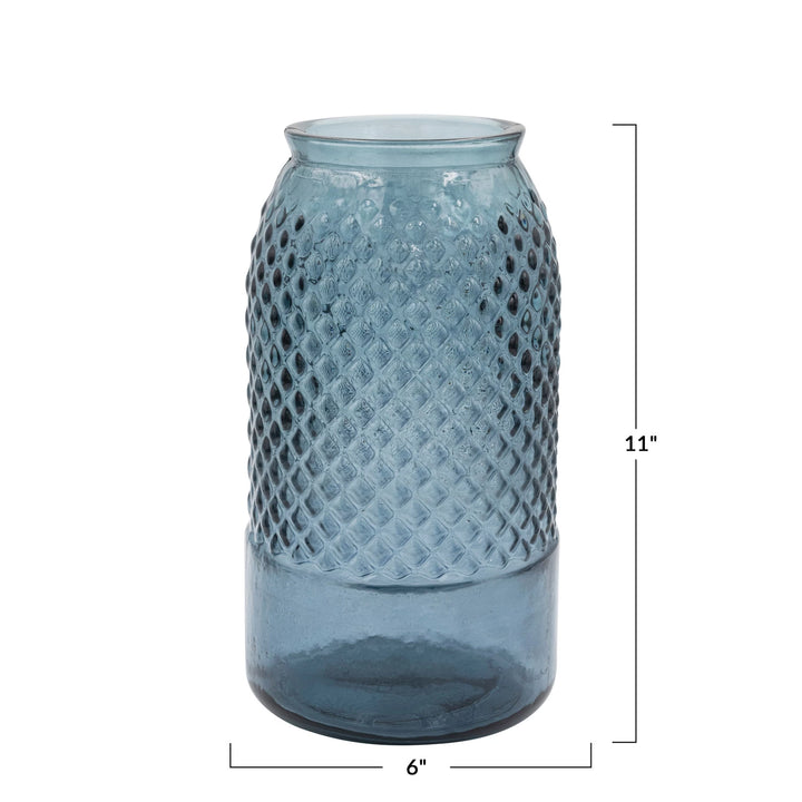 Blue Glass Vase V - Madison's Niche 