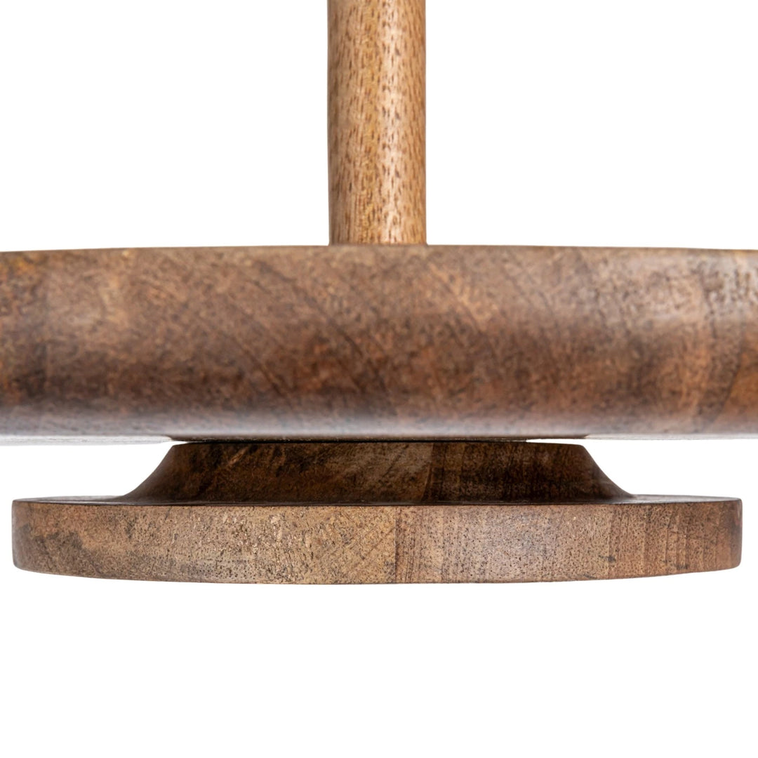 Mango Wood 2-Tier Tray - Madison's Niche 