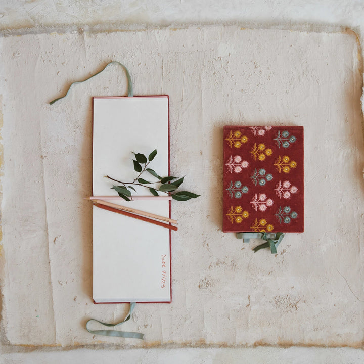 Velvet Floral Journal