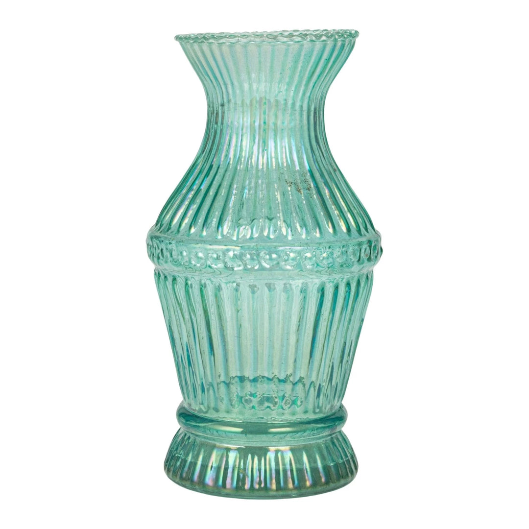 Debossed Glass Vase (Pink) - Madison's Niche 