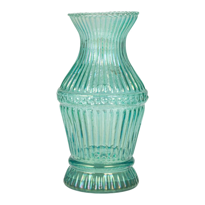 Debossed Glass Vase (Pink) - Madison's Niche 