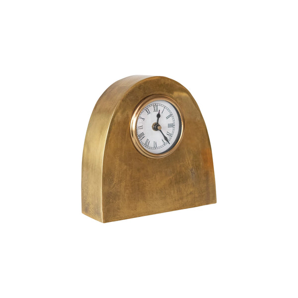 Arched Brass Clock Madison's Niche 