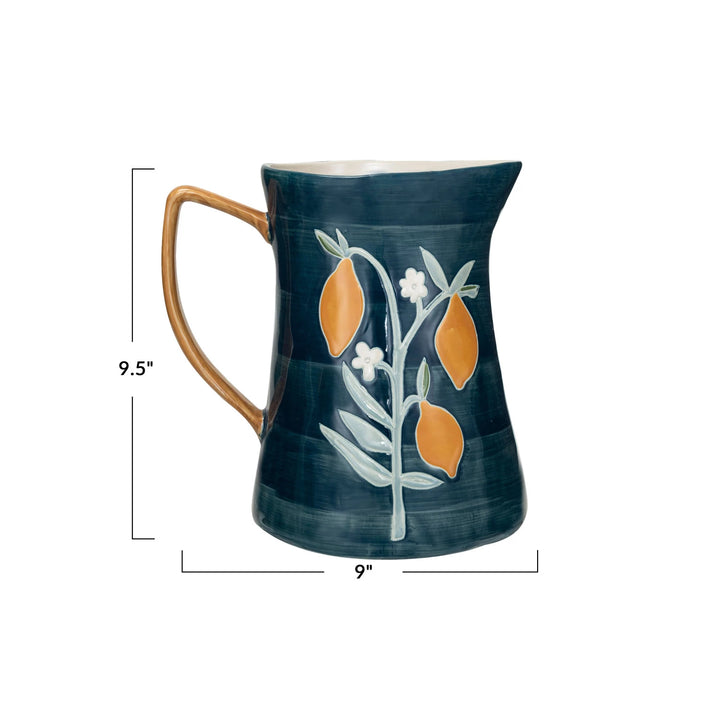Lemons Stone Pitcher - Madison's Niche 