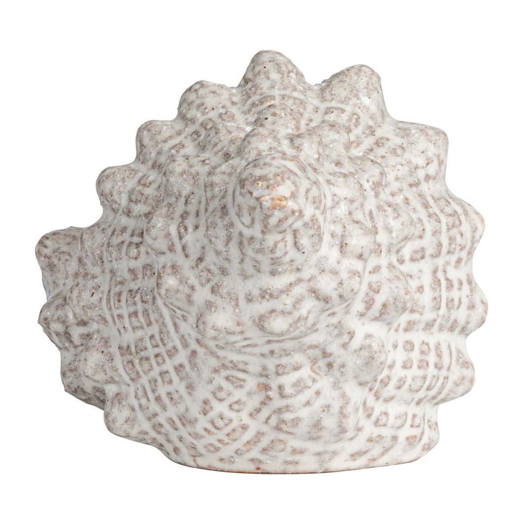 White Glaze Conch Shell