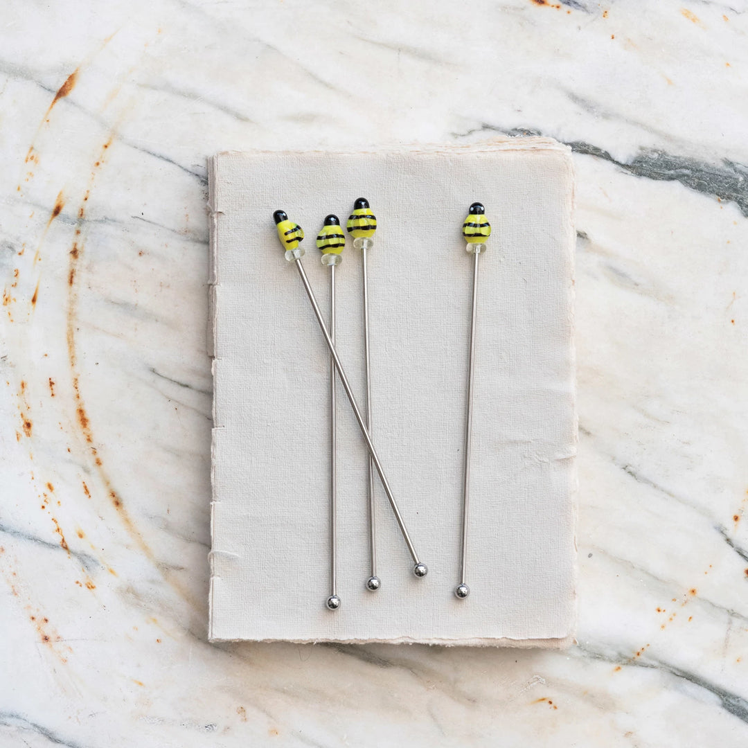 Boxed Set of 4 Bee Stirrers