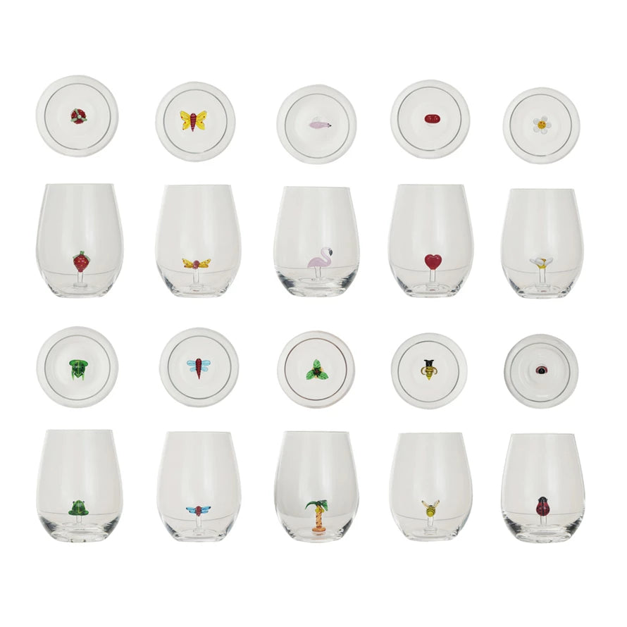 Wine Glass with Figure - Madison's Niche 