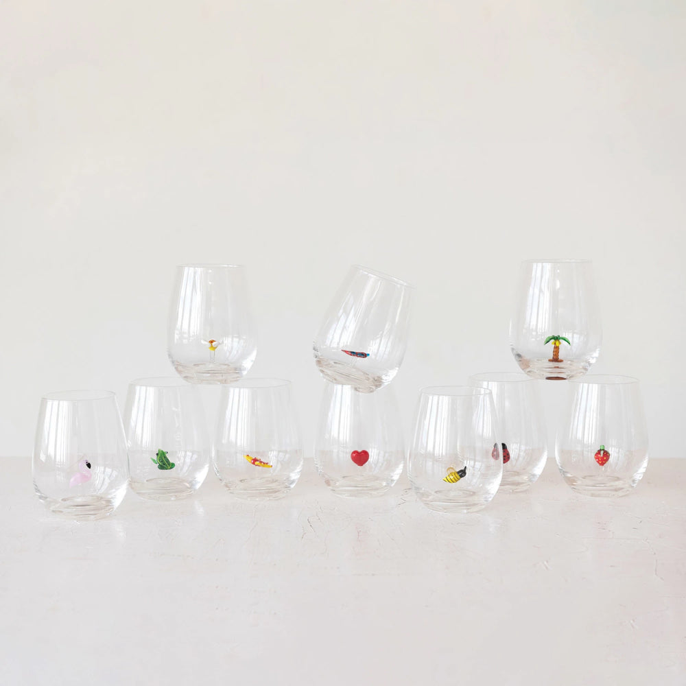 Wine Glass with Figure - Madison's Niche 