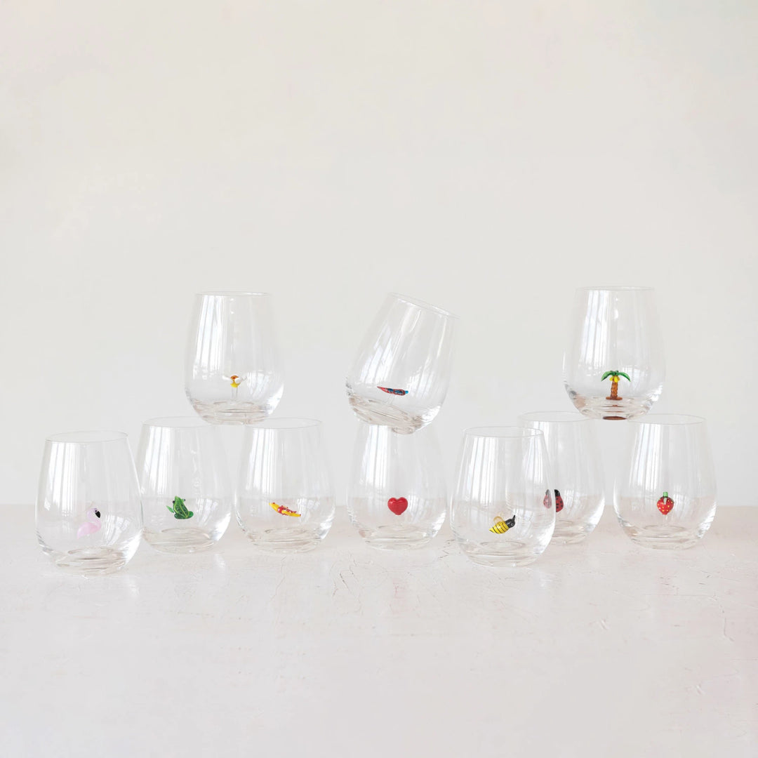 Wine Glass with Figure - Madison's Niche 