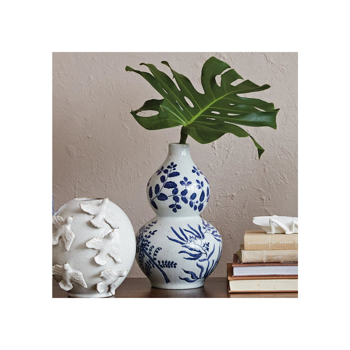 Blue & White Bubble Vase - Madison's Niche 