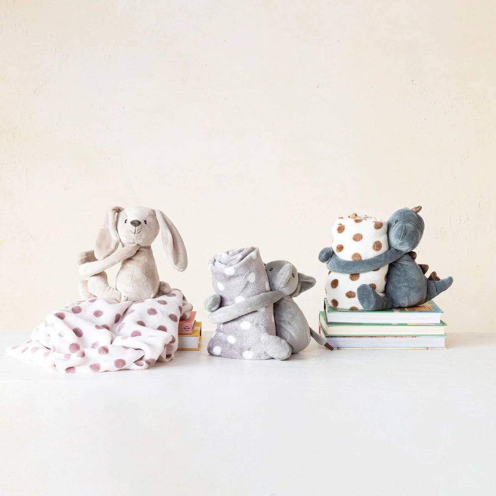 Plush Animal & Blanket Set - Madison's Niche 